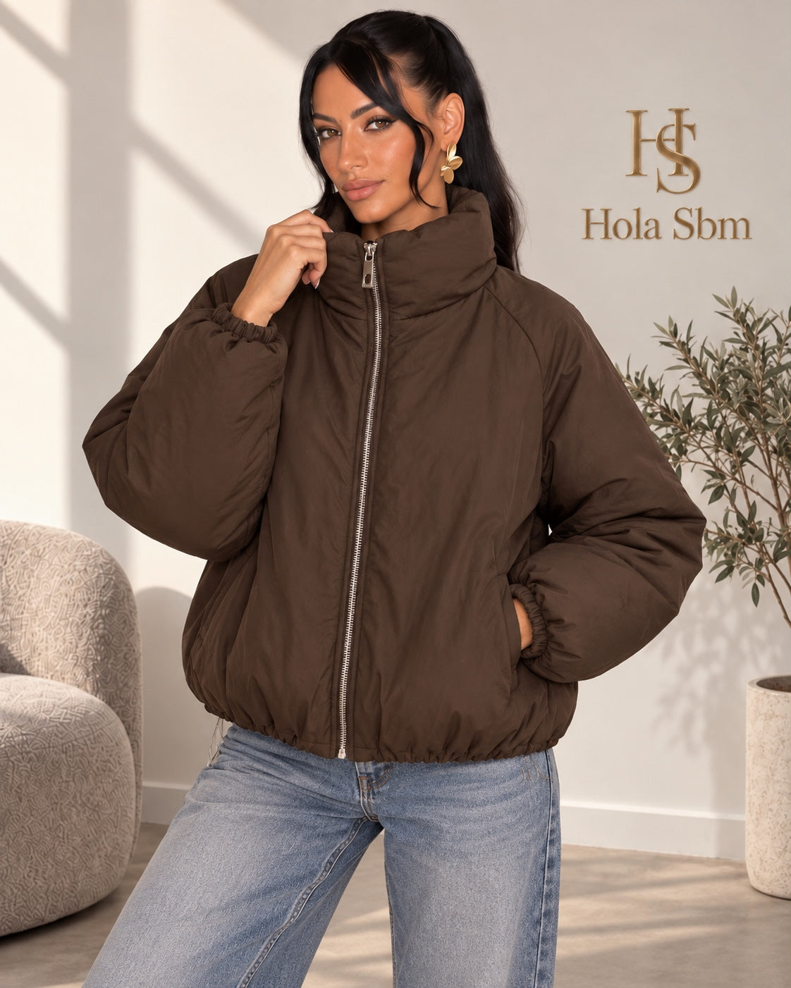 Jacket Nivex Marrone